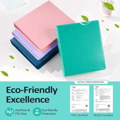 Eco-Friendly Durable 1 Inch 3 Ring Binder School Office Projects Organizing New
