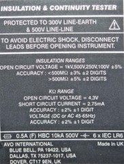 AVO Biddlle MEGGER 210600 Wire Cable Insulation Test Set 100/250/500/1000Volts