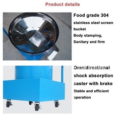 Powder Sifter Stainless Steel Soy Milk Filter Electric Vibrating Screen Machine