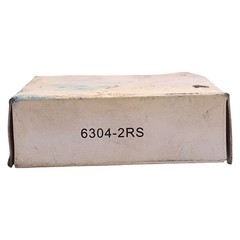 Lot of 2 Timken 6304-2RS Ball Bearing, ø20mm ID, ø52mm OD, 15mm Width, 7800N