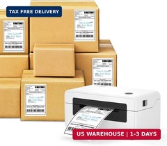 9527 Product 4 x 6 Thermal Labels – Pack of 100 Fanfold Labels for Direct Therma
