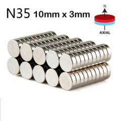 10 50 100 Pcs N35 Super Strong Round Disc 10 x 3mm Magnets Rare Earth Neodymium