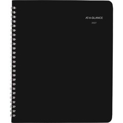 AT-A-GLANCE 2027 Planner, Monthly, 7″ x 8.75″, Unruled x Black