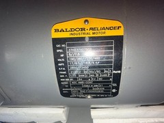 Baldor 7-1/2HP AC Electric Motor 3450RPM 230/460V 3PH 213TCZ Frame Smooth Shaft