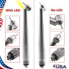 NSK Style 45° Degree Dental Surgical High Speed (LED) Handpiece Turbine 2/4 Hole