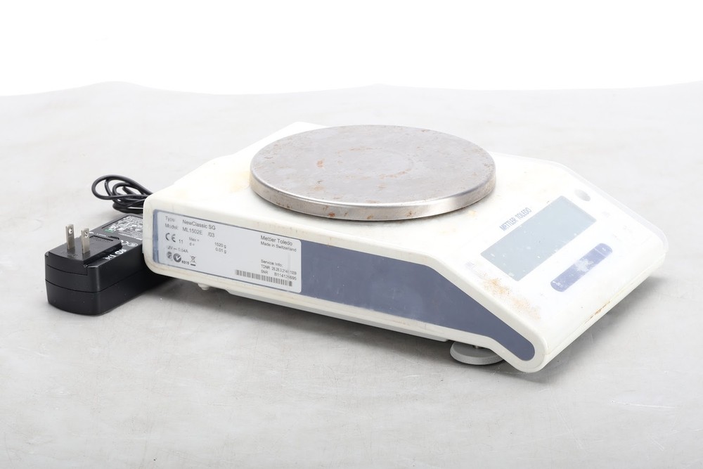Mettler Toledo ML1502E Precision Balance With Power Supply – Fair Condition