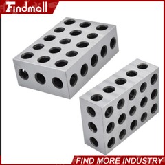 1 Matched Pair 2-4-6 Blocks 23 Holes .0002″ Machinist Precision 246 Jig 2 4 6