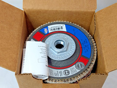 CGW Abrasives Flap Discs Aluminum Oxide Type 29 4-1/2″Dia 60G QTY 10 39434