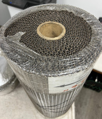 👀 NEW 304 STAINLESS STEEL WIRE MESH CONVEYOR BELT APPROX. 28.6′ LONG x 20″ WIDE