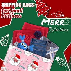 Christmas Poly Mailers 6×9 Inch 100 Pcs – Heavy Duty Tear-Proof Mailings Enve…