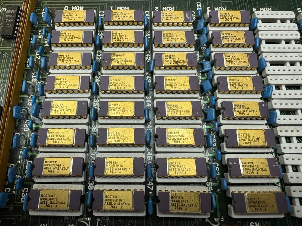 Mostek MK4096P-16 4096 X 1 Dynamic RAM – Apple 1 Memory 1976 date code TESTED