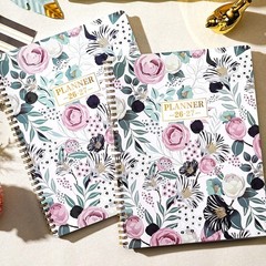 Planner 2026-2027 – Academic 2026-2027, 9 x 11 inches, purple/pink