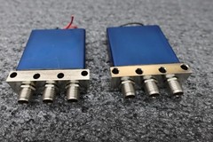 2X Radiall R570413000 DC-18 GHz 28V SMA RF Coaxial Switch