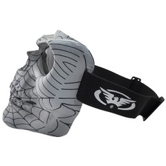 Global Vision Skull Mask Motorcycle Full Face Riding Goggles w/ Smoke Lenses