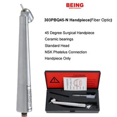 BEING Dental 45° Angle Surgical Handpiece High Speed Fiber Optic NSK Coupler 6H