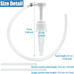 Fluid Pump for Gallon Bottles Hand Transfer Pump Gear Oil Fluid Transmission