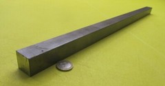 Square 4140 Alloy Steel Annealed Bars, 1.0″ x 1.0″ Wide x 24″ Length
