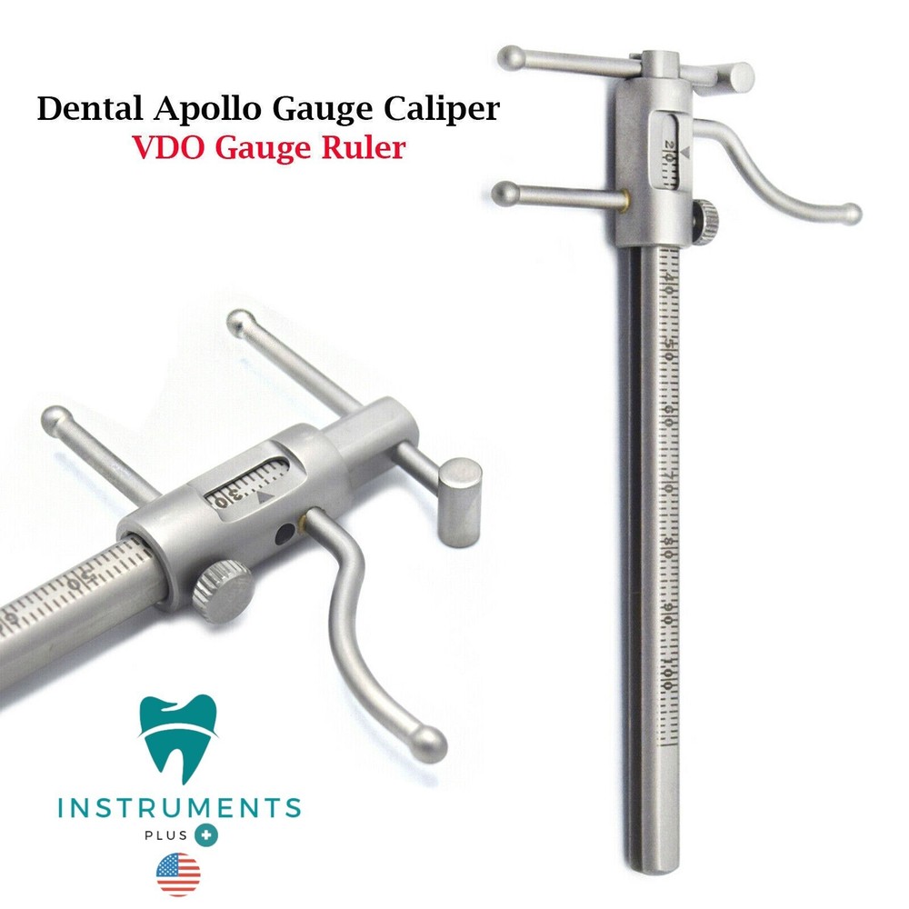 Dental VDO Gauge Premium Grade Venus Apollo Prosthodontics Gauge Ruler HD