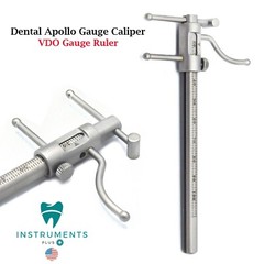 Dental VDO Gauge Premium Grade Venus Apollo Prosthodontics Gauge Ruler HD
