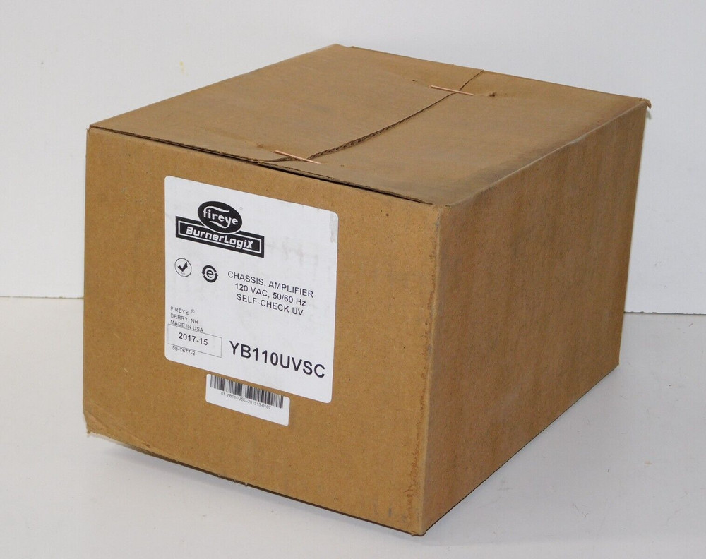 New Fireye BurnerLogix YB110UVSC Chassis Amplifier Self Check UV Flame Module