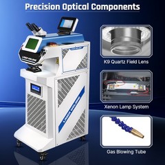 200W Jewellry Spot Laser Welding Machine Micro Precision Water Cooling For Metal