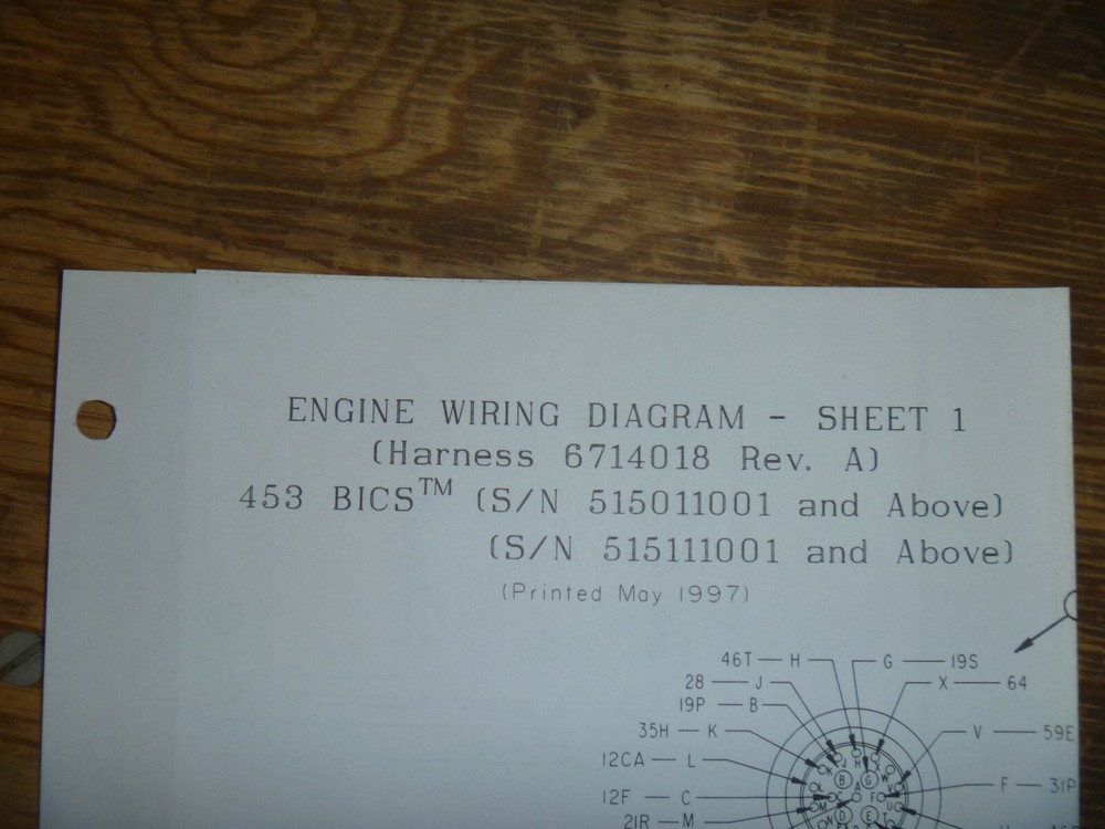 Bobcat 453 BICS Skid Steer Engine Electrical Wiring Diagram Manual 515111001 UP
