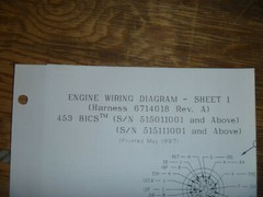 Bobcat 453 BICS Skid Steer Engine Electrical Wiring Diagram Manual 515111001 UP
