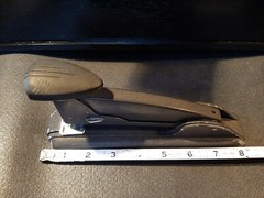 VINTAGE SWINGLINE HEAVY DUTY SPEED STAPLER #4 BLACK TEXTURED FINISH
