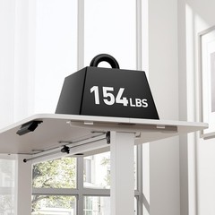 Electric Standing Desk 48 x 24 Inches, Height Adjustable Sit Stand Computer D…