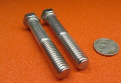 18-8 Stainless Steel Bolt, PT, 7/16-14 x 2 3/4″ Length, 10 pcs
