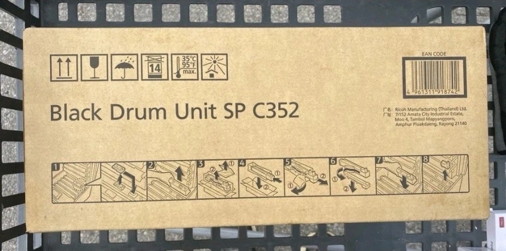 New Ricoh Black Drum Unit SP C352