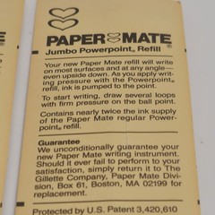 Paper Mate Jumbo Powerpoint Refill 491-04-5-514-CL Blue Medium Lot 2