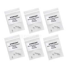 10PCs ETERFANT Dental Ortho Lingual Button Bondable MIM Direct Eyelet Round Base