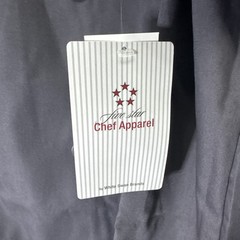 Chef Coat NWT Size 4XL Granite 5-Star Chef Apparel by White Swan Short Sleeve