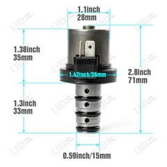 1 Set Transmission Shift Solenoid Kit For Mitsubishi 96-on F4A41 F4A42 F4A51*