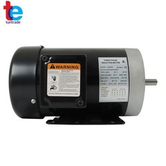 3 HP General Purpose Electric Motor 3 Phase 56C Frame 3450 RPM TEFC 230/460V