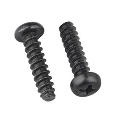 M1-M5 Round Head Screws Black Zinc Flat Tail Self Tapping Phillips Pan Screw