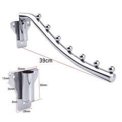 Folding Wall Mounted Clothes Hanger Rack, Stainless Steel Garment Hooks with …