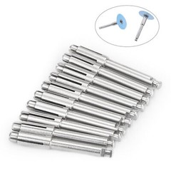 10PCS Dental Mandrel for Polishing discs fit RA 3M Soflex Polishing Discs