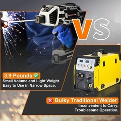 Saker Portable Electric Welding Machine,110V Portable Welder Handheld with IG