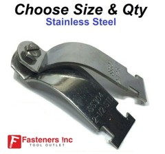 Stainless Steel 304 Strut Rigid Pipe Clamp for Unistrut Channel – Choose Size