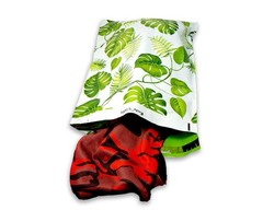 10×13, 14.5x19x4″ Tropical Palm Leaves Flat Poly Mailers Combo, Medium and Large