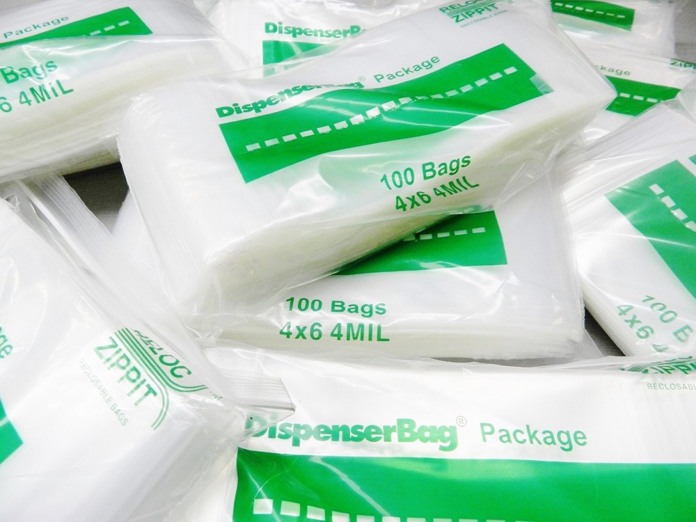2000 Zippit Reloc 4×6 Clear 4 MIL Reclosable Thick 4mil Zip Seal Lock Bag 4 x 6″