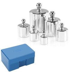 Precision Calibration Weight 6Pcs 5g 10g 20g 50g 100g Steel Chrome 200g Scale HO