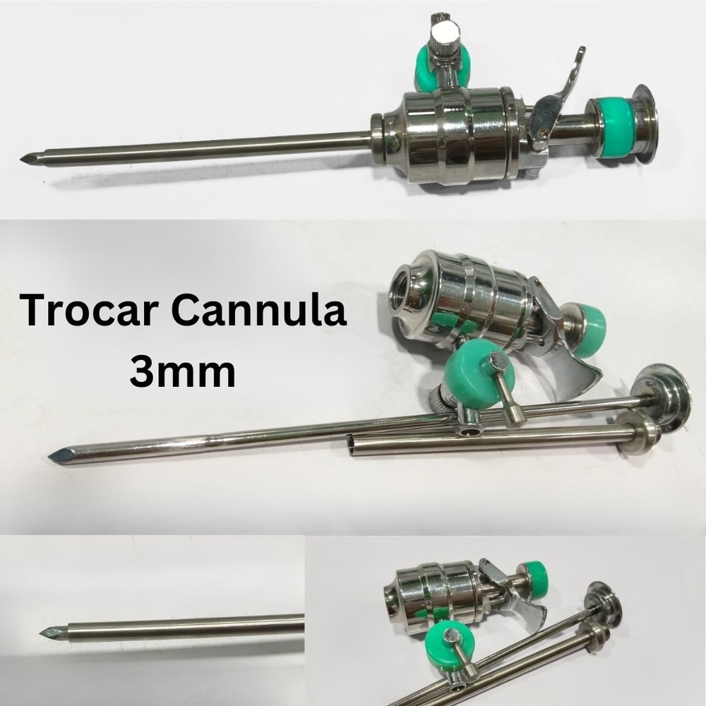 1pcs Laparoscopic Trocar Cannula 3mmx330mm For Surgical Instruments CE Approved