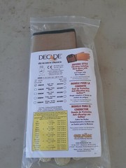 New DECADE Work Glove Left Hand Small 49001W Full Finger w/ Wrist Support
