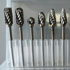 20Pcs Dental Burs Acrylic Polisher Drills Burrs Tungsten Carbide Steel 2.35*6mm
