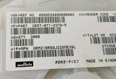 ​Lot of 2 Murata GRM21BR60J226ME39L 22uF 6.3V 0805 MLCC Capacitors 6000 Pcs…