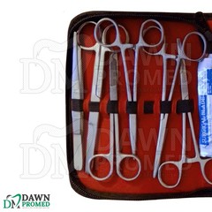 24 Pcs Military Surgical Instruments Kit Emergency First Aid Set With FREE Case