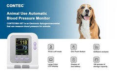 CONTEC 08A-VET Veterinary Blood Pressure Monitor with NIBP SpO2 Probe。